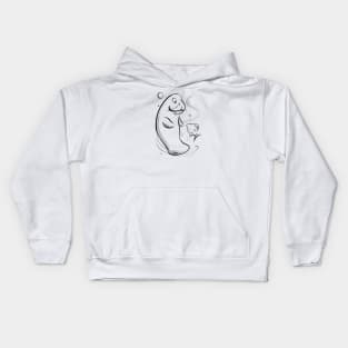 Happy Manatee Kids Hoodie